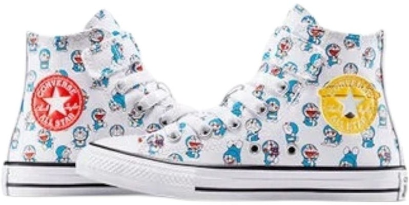 (Preschool) Doraemon x Converse Chuck Taylor All Star EasyOn High 'Allover Doraemon Print' A15793C Shop (Preschool) Doraemon x Converse Chuck Taylor All Star EasyOn High 'Allover Doraemon Print' A15793C