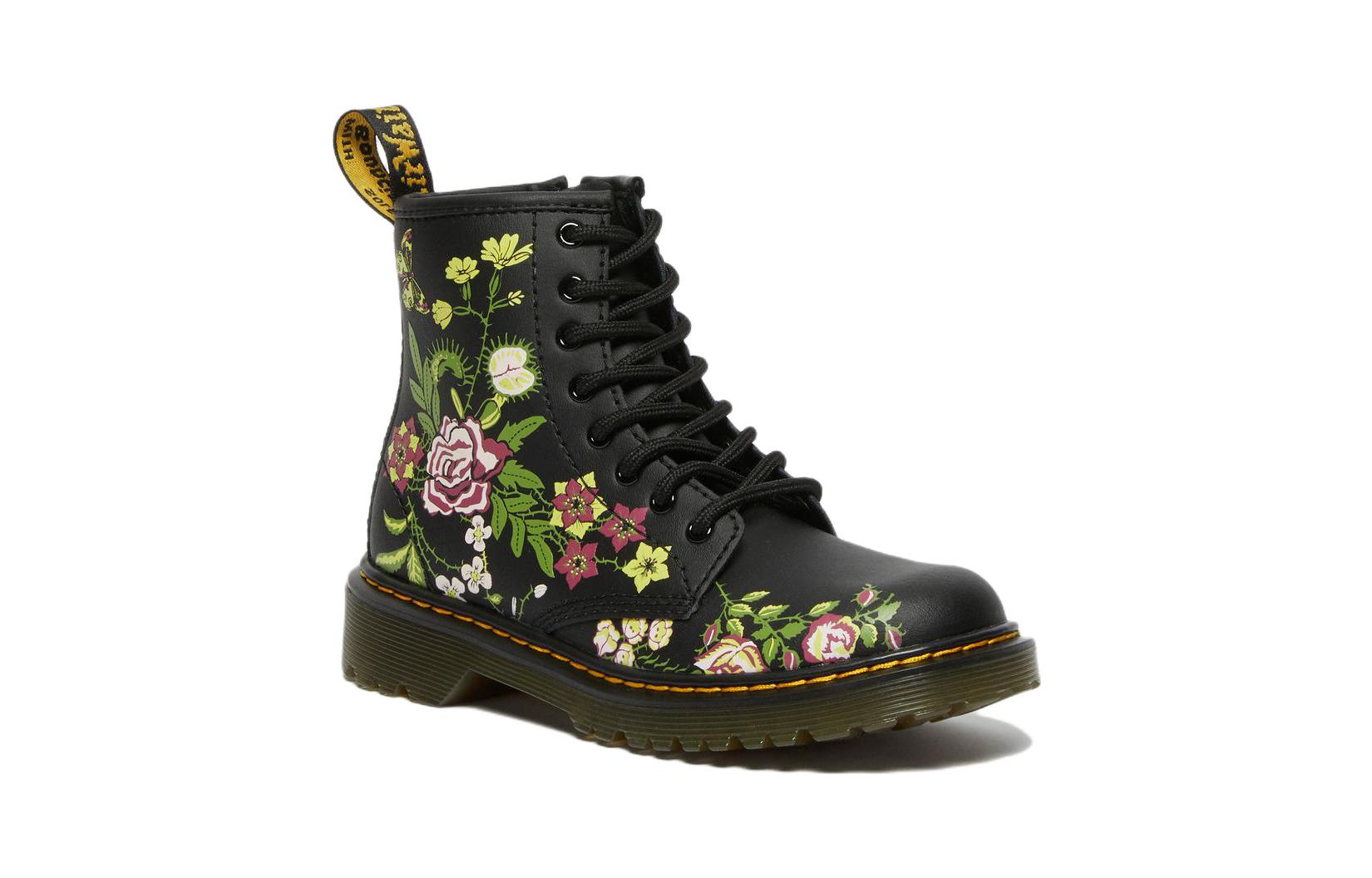 (PS) Dr. Martens 1460 'Black Floral Leather Lace-Up Boot' 圖 2