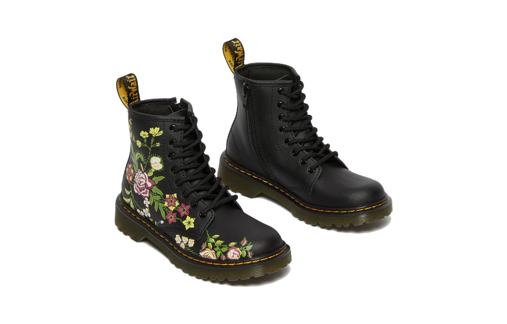 (PS) Dr. Martens 1460 'Black Floral Leather Lace-Up Boot' 圖 3