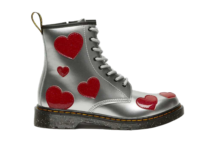 (PS) Dr. Martens 1460 'Silver Heart Lace Zip Boot' 圖 2