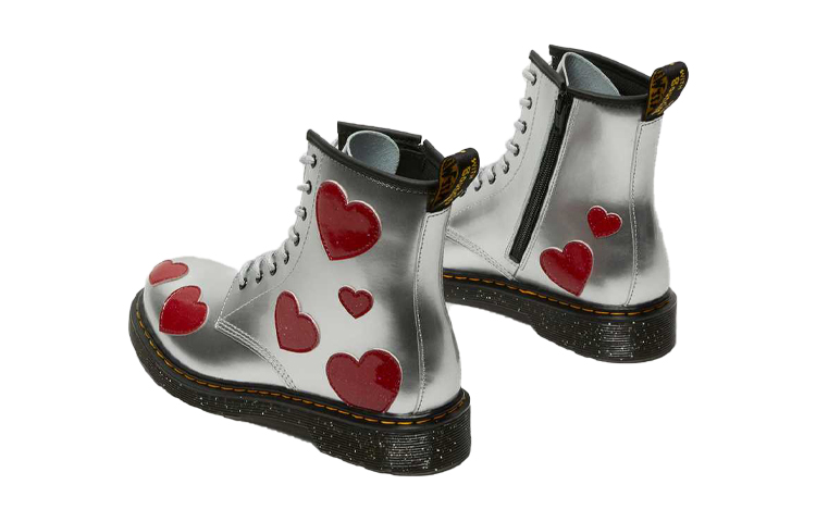(PS) Dr. Martens 1460 'Silver Heart Lace Zip Boot' 圖 3