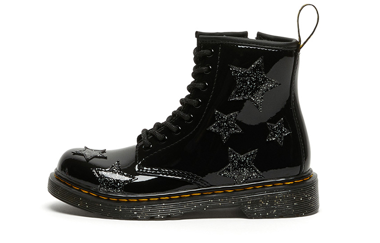(Preschool) Dr. Martens 1460 J Cosmic Lens 8 Martin boots Black 27056001