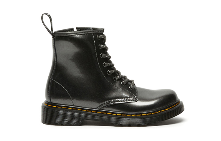 Order (Preschool) Dr. Martens 1460 Metallic Zipper 8 Martin boots Big Boys Black 27069029