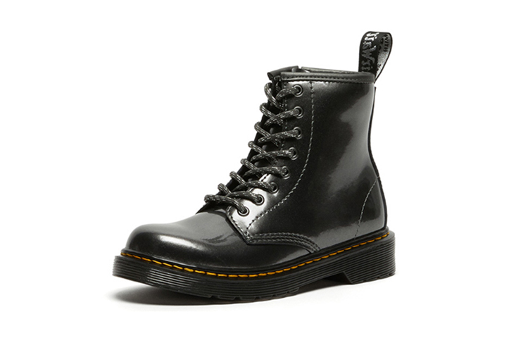 Lookbook (Preschool) Dr. Martens 1460 Metallic Zipper 8 Martin boots Big Boys Black 27069029
