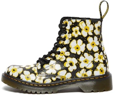(Preschool) Dr. Martens 1460 Pansy Fayre Martin-Boots K Black/Yellow 26613001 (Preschool) Dr. Martens 1460 Pansy Fayre Martin-Boots K Black/Yellow 26613001