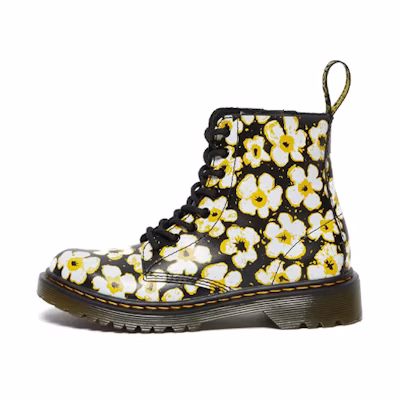(PS) Dr. Martens 1460 Pansy Fayre Martin-Boots K Black/Yellow