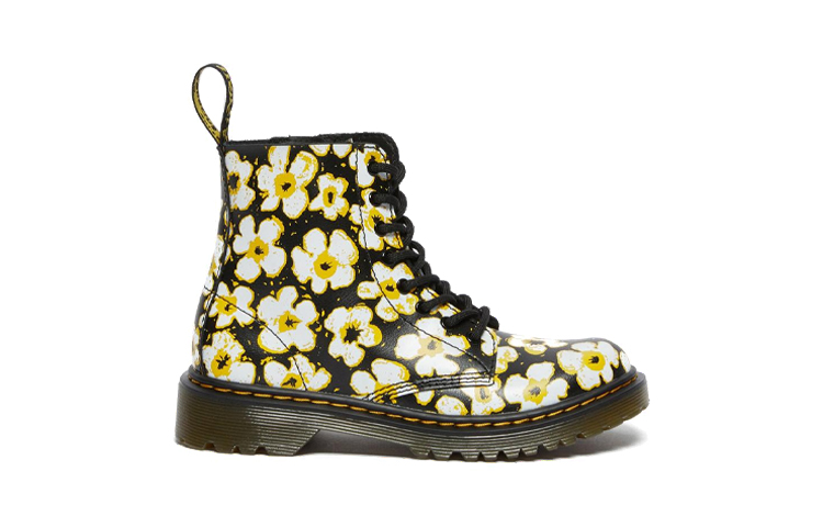 Order (Preschool) Dr. Martens 1460 Pansy Fayre Martin-Boots K Black/Yellow 26613001