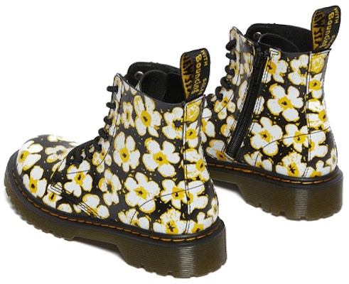(Preschool) Dr. Martens 1460 Pansy Fayre Martin-Boots K Black/Yellow 26613001 Purchase (Preschool) Dr. Martens 1460 Pansy Fayre Martin-Boots K Black/Yellow 26613001