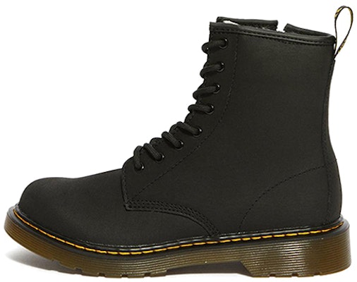 (Preschool) Dr. Martens 1460 Zip Boot 'Black Fleece Lined' 24081001 Buy (Preschool) Dr. Martens 1460 Zip Boot 'Black Fleece Lined' 24081001