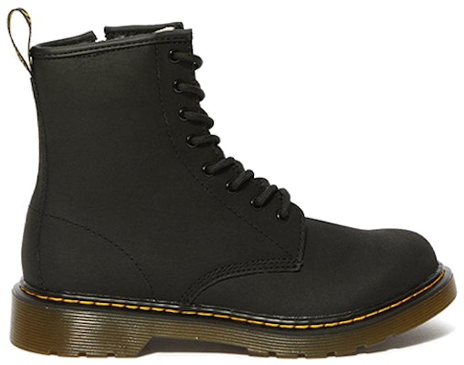 (Preschool) Dr. Martens 1460 Zip Boot 'Black Fleece Lined' 24081001 Order (Preschool) Dr. Martens 1460 Zip Boot 'Black Fleece Lined' 24081001