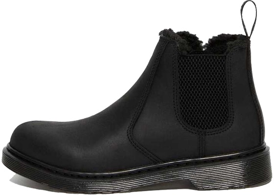 (Preschool) Dr. Martens 2976 'Faux Fur Lined Black Chelsea' Boot 26154001 Buy (Preschool) Dr. Martens 2976 'Faux Fur Lined Black Chelsea' Boot 26154001