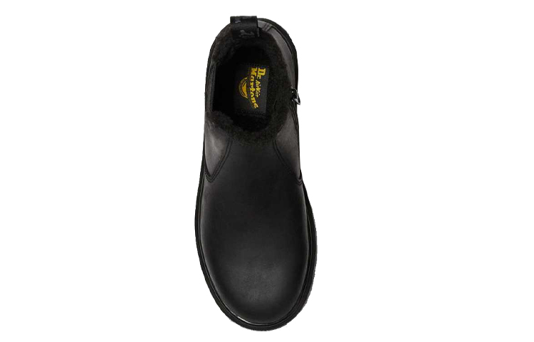 Lookbook (Preschool) Dr. Martens 2976 'Faux Fur Lined Black Chelsea' Boot 26154001