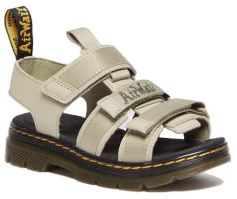 (Preschool) Dr. Martens Beige 'Synthetic Leather Open Toe Buckle Sandal' 30807358 Lookbook (Preschool) Dr. Martens Beige 'Synthetic Leather Open Toe Buckle Sandal' 30807358