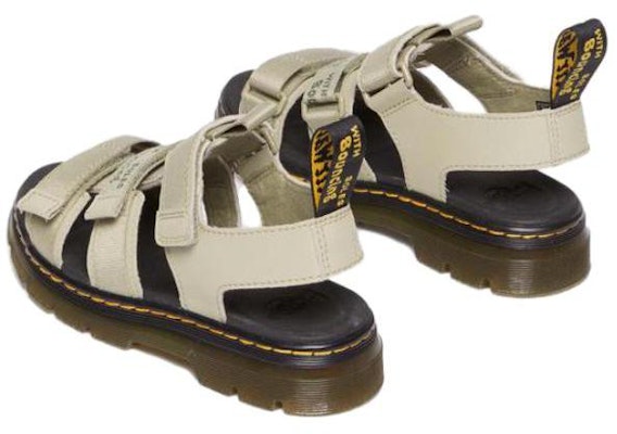(Preschool) Dr. Martens Beige 'Synthetic Leather Open Toe Buckle Sandal' 30807358 Shop (Preschool) Dr. Martens Beige 'Synthetic Leather Open Toe Buckle Sandal' 30807358