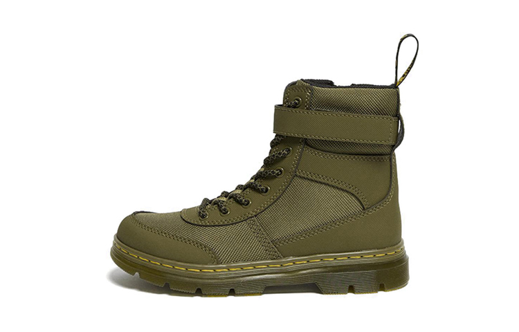(Preschool) Dr. Martens Combs Zip 'Dark Green' Junior 26342355