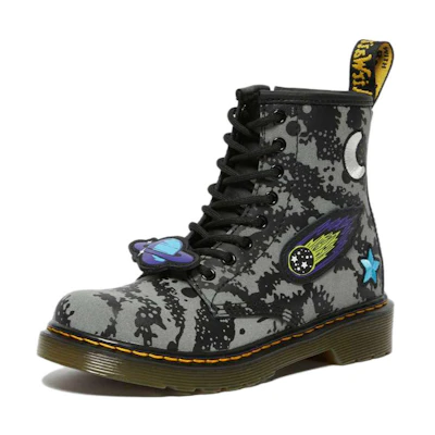 (PS) Dr. Martens Dr.Martens 1460 Space Hydro Leather Lace Up Boots 'Black Grey Hydro Leather'