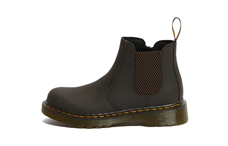 (Preschool) Dr. Martens Dr.Martens 2976 Softy Leather Chelsea Boots 'Tan Brown' 25851207
