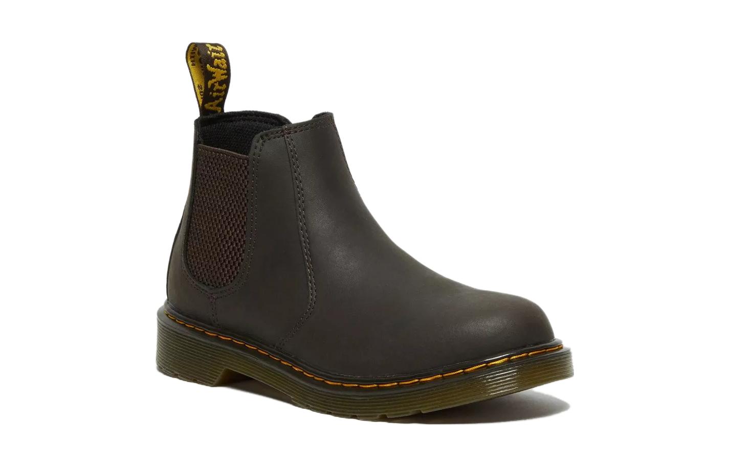 Order (PS) Dr. Martens 2976 Wildhorse Leather Chelsea Boots 'Dark Brown' Lelaki 25854207