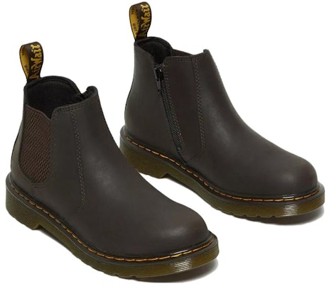 (Preschool) Dr. Martens Dr.Martens 2976 Wildhorse Leather Chelsea Boots 'Dark Brown' 25854207 Lookbook (Preschool) Dr. Martens Dr.Martens 2976 Wildhorse Leather Chelsea Boots 'Dark Brown' 25854207