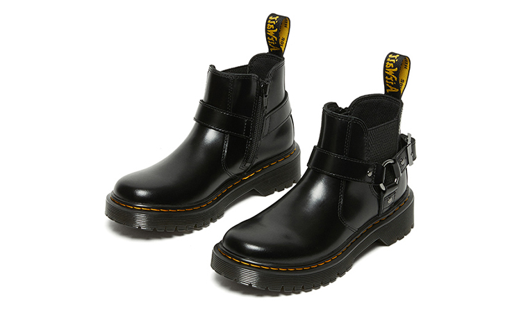 (PS) Dr. Martens Dr.Martens Wincox Polished Smooth Leather Buckle Boots 'Black' 圖 3