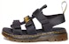 (Preschool) Dr. Martens Fabric Open Toe Sandals 'Black' 30807001