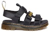 Order (Preschool) Dr. Martens Fabric Open Toe Sandals 'Black' 30807001
