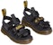 (Preschool) Dr. Martens Fabric Open Toe Sandals 'Black' 30807001
