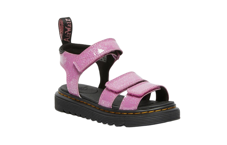 Order (Preschool) Dr. Martens Flat Sandal 'Pink Velcro' 27250960