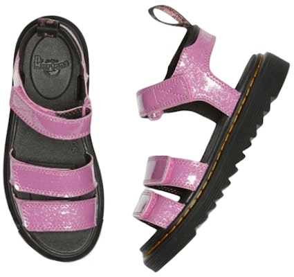 (Preschool) Dr. Martens Flat Sandal 'Pink Velcro' 27250960 Lookbook (Preschool) Dr. Martens Flat Sandal 'Pink Velcro' 27250960