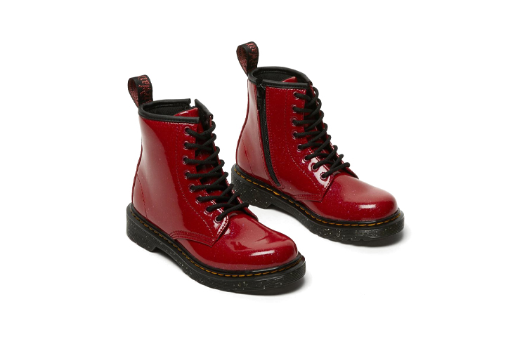 (PS) Dr. Martens Junior 1460 'Red Glitter Zip' 圖 4