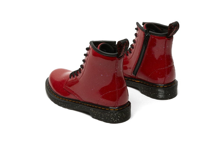 (PS) Dr. Martens Junior 1460 'Red Glitter Zip' 圖 5