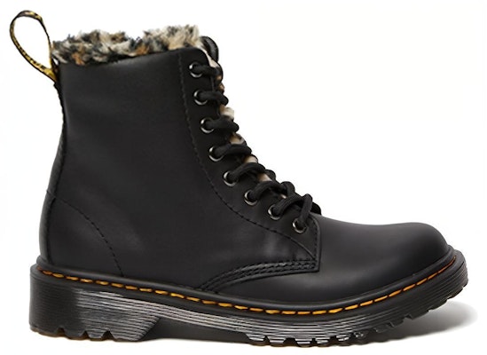 (PS) Dr. Martens Junior 1460 Boots Berbulu 'Hitam' 26044001 Order (PS) Dr. Martens Junior 1460 Boots Berbulu 'Hitam' 26044001