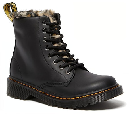 (PS) Dr. Martens Junior 1460 Boots Berbulu 'Hitam' 26044001 Lookbook (PS) Dr. Martens Junior 1460 Boots Berbulu 'Hitam' 26044001