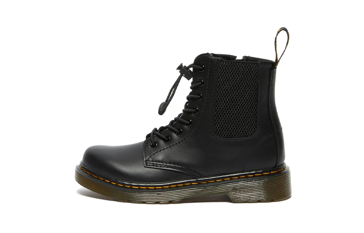 (Preschool) Dr. Martens Junior 1460 Harper Minimalistic Casual Martin boots Black 27081001