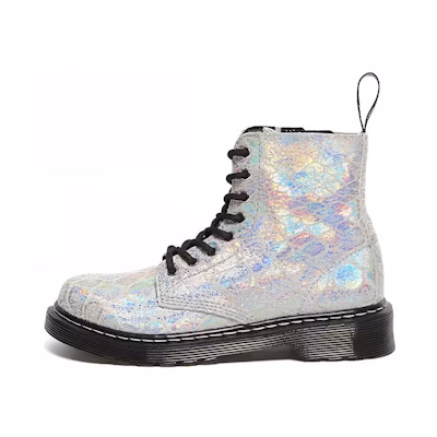 (PS) Dr. Martens Junior 1460 Pascal Zip 'Silver White'