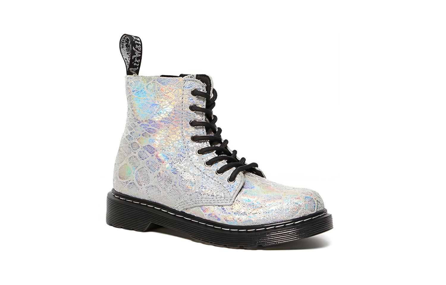 (PS) Dr. Martens Junior 1460 Pascal Zip 'Silver White' 圖 3