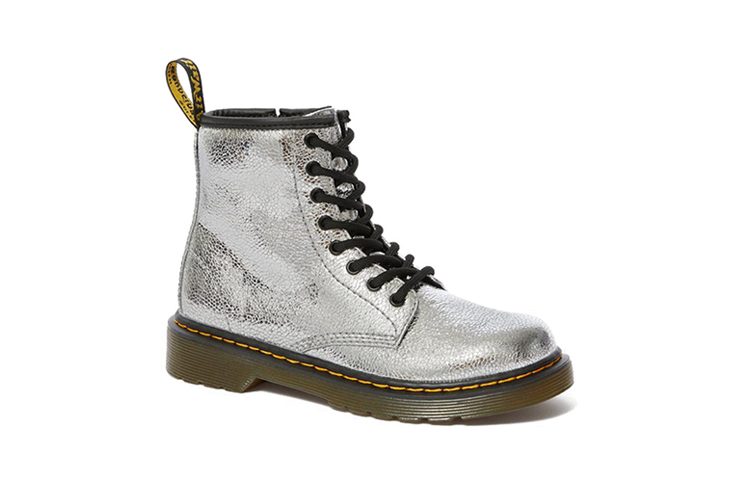 (PS) Dr. Martens Junior 1460 Zip 'Silver White' Boot 圖 3