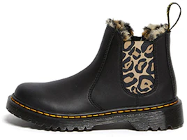 (Preschool) Dr. Martens Junior 2976 Fleece Lined Zip Chelsea Boots 'Black' 26045001 (Preschool) Dr. Martens Junior 2976 Fleece Lined Zip Chelsea Boots 'Black' 26045001