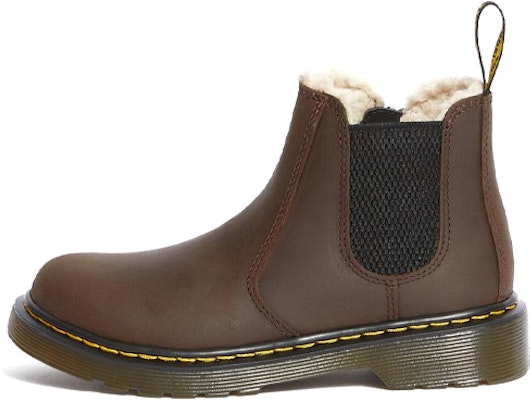 (Preschool) Dr. Martens Junior 2976 Leather Chelsea Boots 'Black Brown' 25100201 Buy (Preschool) Dr. Martens Junior 2976 Leather Chelsea Boots 'Black Brown' 25100201