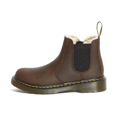 (PS) Dr. Martens Junior 2976 Leather Chelsea Boots 'Black Brown'