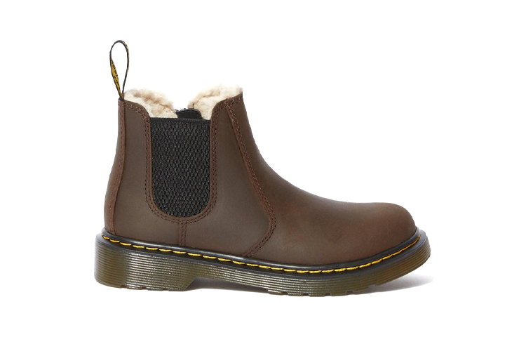 Order (Preschool) Dr. Martens Junior 2976 Leather Chelsea Boots 'Black Brown' 25100201