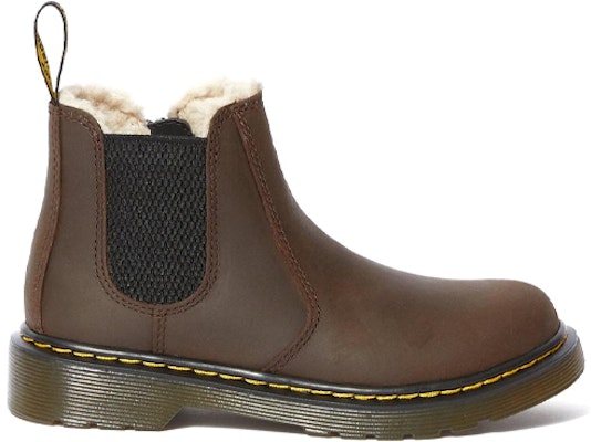 (PS) Dr. Martens Junior 2976 Sepatu Boots Chelsea Kulit 'Hitam Coklat' 25100201 Order (PS) Dr. Martens Junior 2976 Sepatu Boots Chelsea Kulit 'Hitam Coklat' 25100201