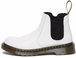 (Preschool) Dr. Martens Junior 2976 Leather Zip Chelsea Boot 'White' 26615100 (Preschool) Dr. Martens Junior 2976 Leather Zip Chelsea Boot 'White' 26615100