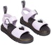 Lookbook (PS) Sandal Terbuka Kulit Dr. Martens Kanak-kanak dengan Gesper 'Ungu' 30751308