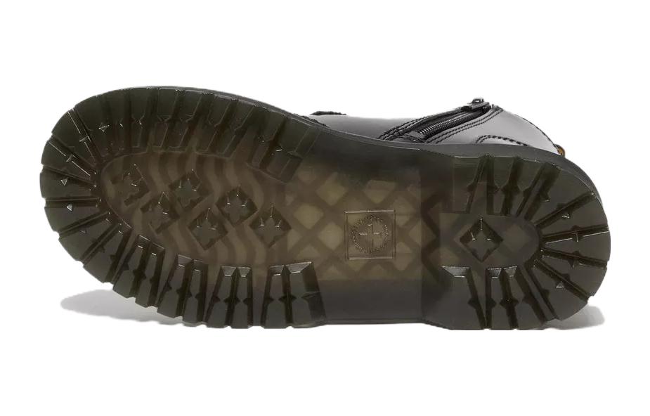 Purchase (Preschool) Dr. Martens Leather Low Top 'Black Star' 27627001