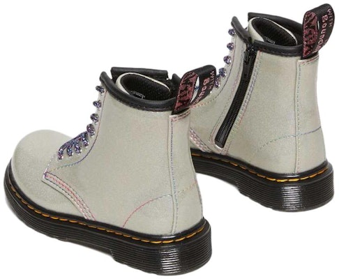 (Preschool) Dr. Martens Mid-Top Leather Boots 'Silver' 27913040 Shop (Preschool) Dr. Martens Mid-Top Leather Boots 'Silver' 27913040