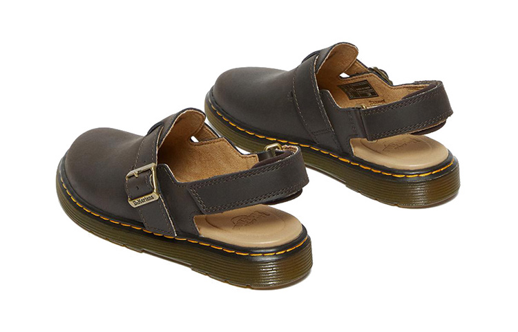 (PS) Dr. Martens Round Toe Leather Slingback Sandals 'Tan' 圖 3