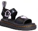 Lookbook (PS) Dr. Martens Sandal Terbuka dengan Sepuhan Kulit Sintetik 'Hitam' 30751001