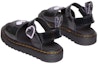 Shop (PS) Dr. Martens Sandal Terbuka dengan Sepuhan Kulit Sintetik 'Hitam' 30751001