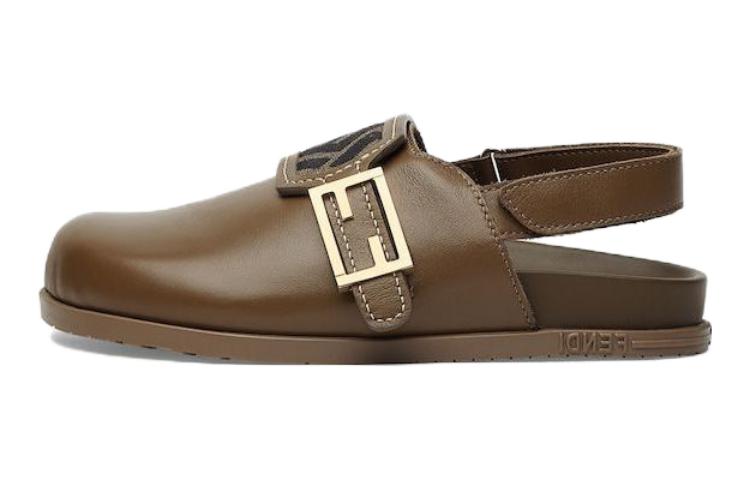 (PS) Fendi Calfskin Sandal 'Brown'